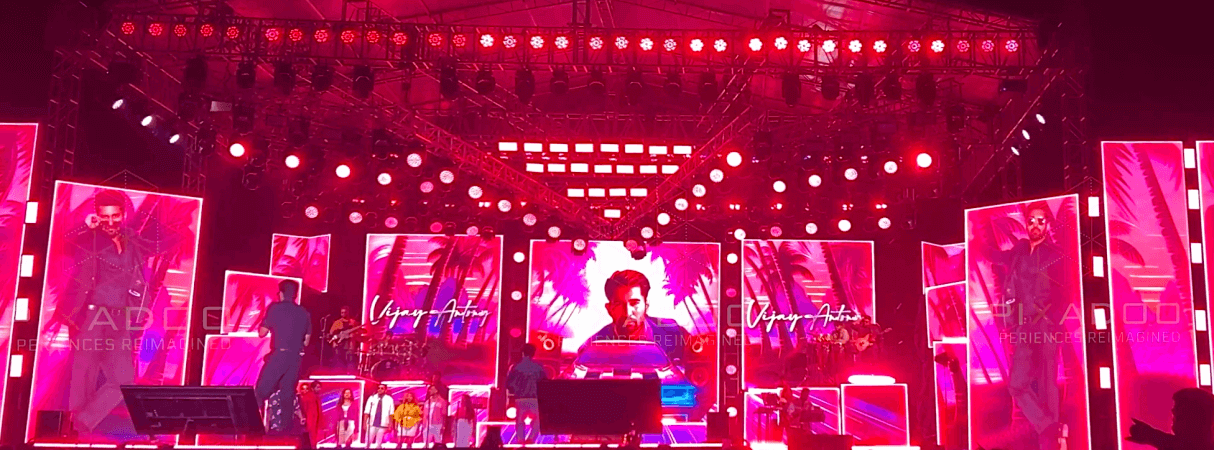 Live Concert Stage Design and Lights Services